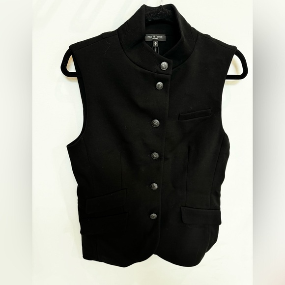 Rag & Bone vest with mandarin collar. - Picture 5 of 5